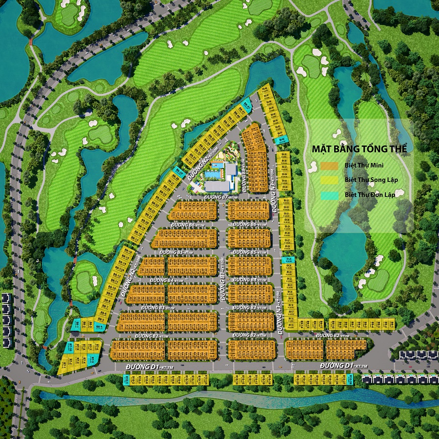 KHU ĐÔ THỊ WEST LAKES GOLF VILLAS