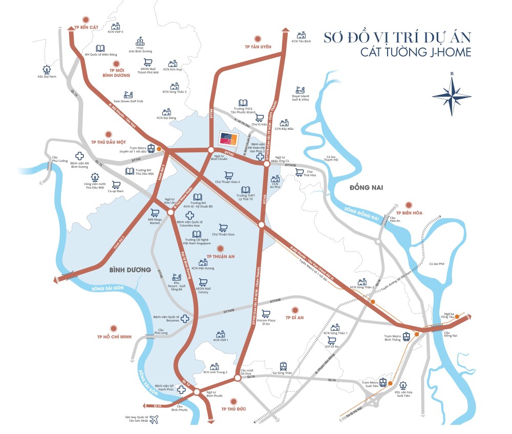 vị trí cát tường j home
