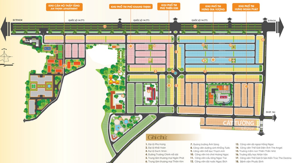 mặt bằng cát tường phú hưng