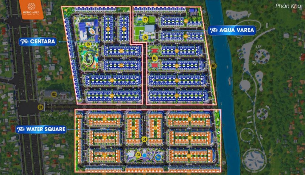 mặt bằng the solia