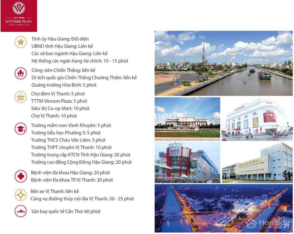 tiện ích ngoại khu cát tường western pearl