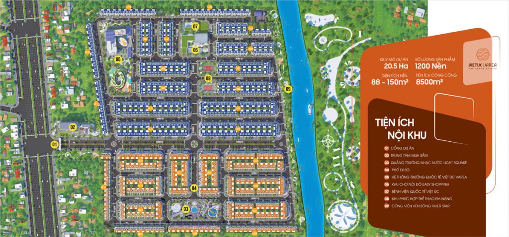 mặt bằng the solia