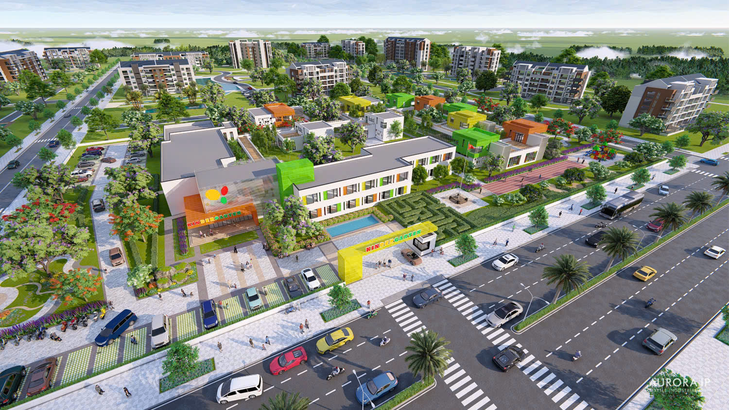 tiện ích khu công nghiệp rạng đông - aurora ip