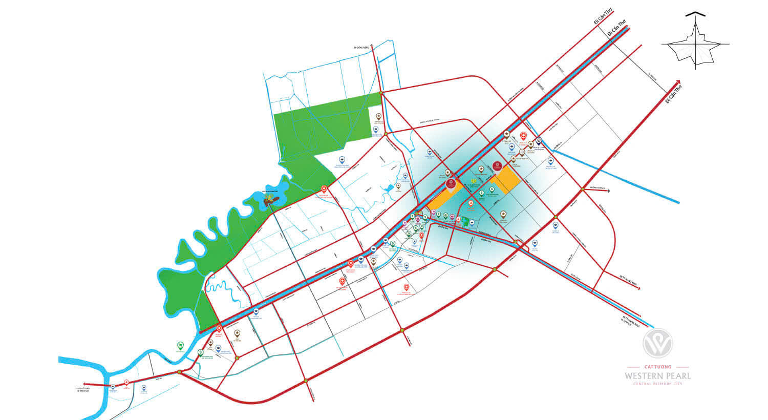 vị trí cát tường western pearl