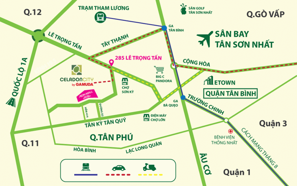 vị trí celadon city