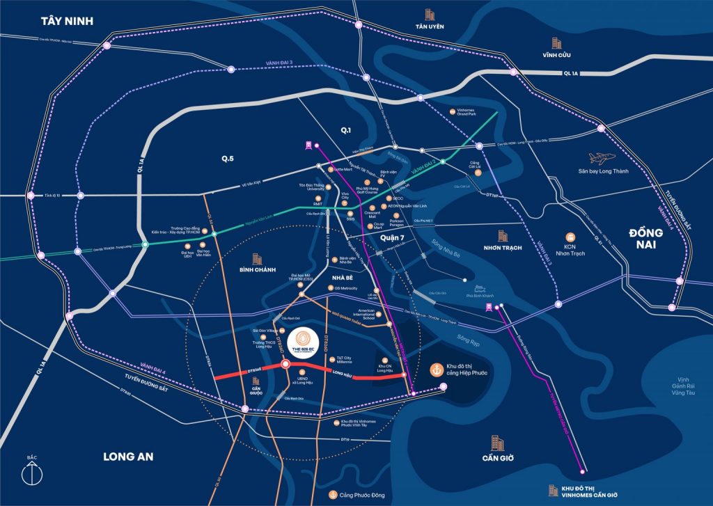 vị trí dự án the 826 ec