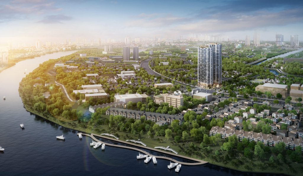 Tiện ích tầng mái The Emerald 68