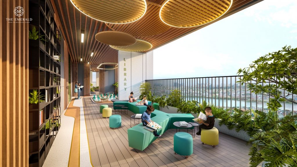 Tiện ích tầng mái The Emerald 68