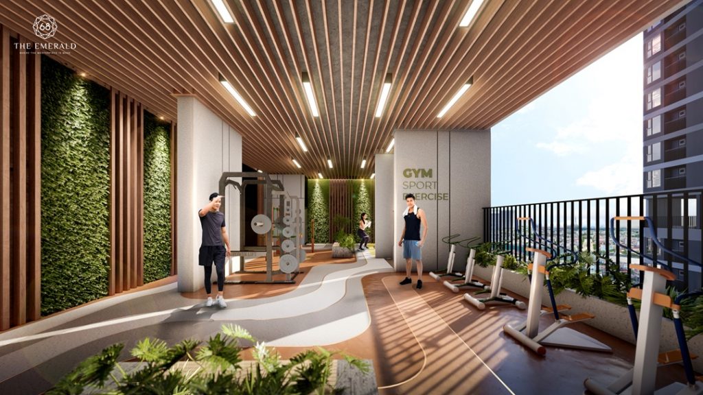 Tiện ích tầng mái The Emerald 68