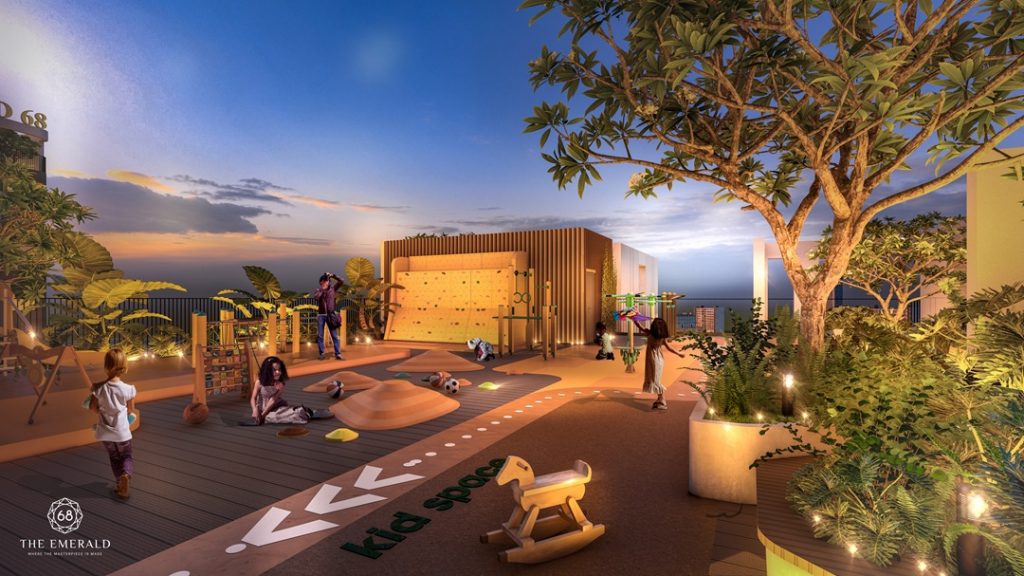 Tiện ích tầng mái The Emerald 68