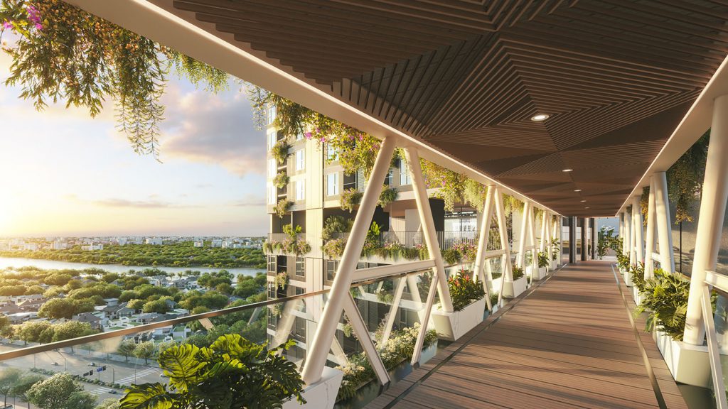 Tiện ích tầng mái The Emerald 68