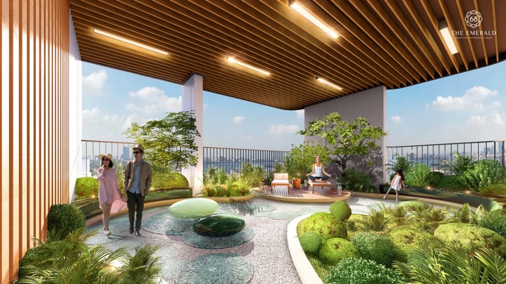 Tiện ích tầng mái The Emerald 68